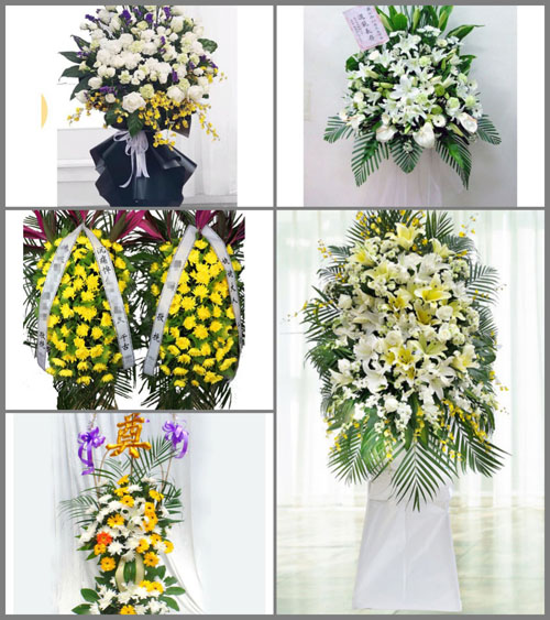 湖南郴州桂阳县白事花篮预定